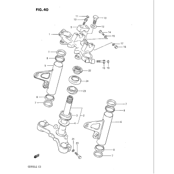 STEERING STEM (MODEL G)