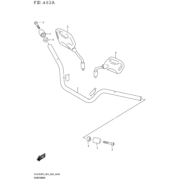 HANDLEBAR (DL1050RJ)