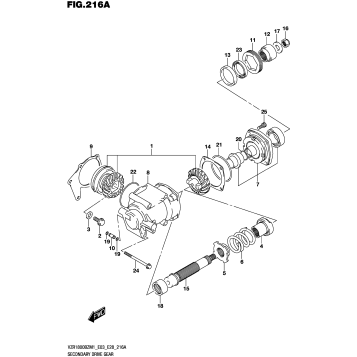 SECONDARY DRIVE GEAR