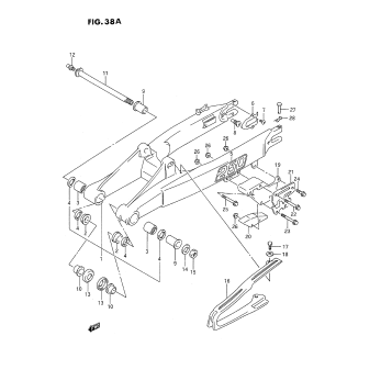 REAR SWINGING ARM (MODEL M/N)