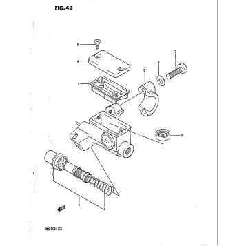 FRONT MASTER CYLINDER (MODEL G)