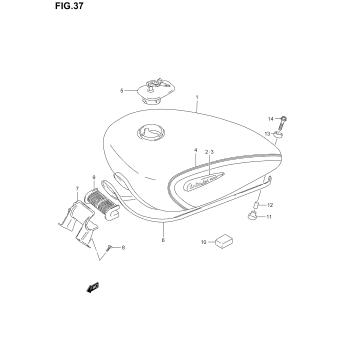 FUEL TANK (MODEL K1)
