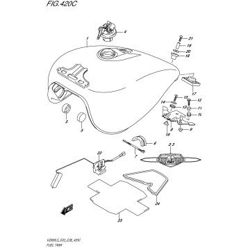 FUEL TANK (VZ800L5 E33)