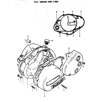 CRANKCASE COVER (TS185A)