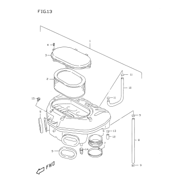 AIR CLEANER (MODEL T/V)
