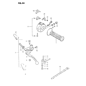 LEFT HANDLE SWITCH (MODEL X)