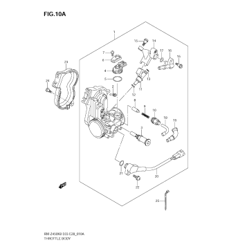 THROTTLE BODY (RM-Z450 L1)