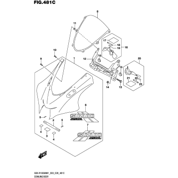 COWLING BODY (GSX-R1000ZA)