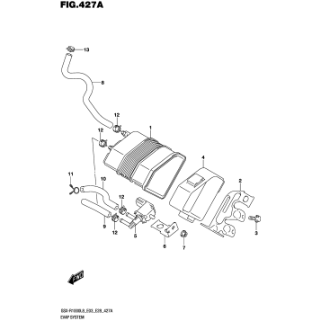 EVAP SYSTEM (GSX-R1000L8 E33)