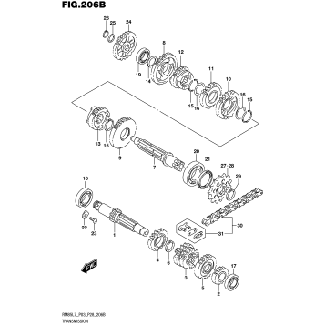 TRANSMISSION (RM85L7 P28)
