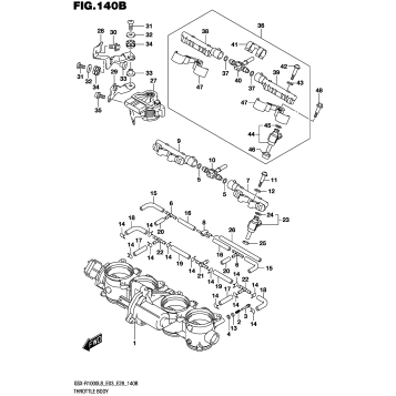THROTTLE BODY (GSX-R1000L8 E33)