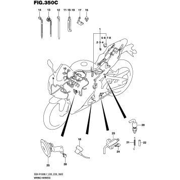 WIRING HARNESS (GSX-R1000L7 E33)