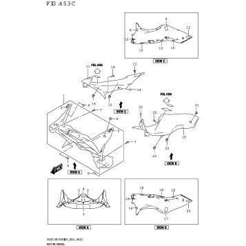 METER PANEL (GSX1300RRQK:(E03,E33))