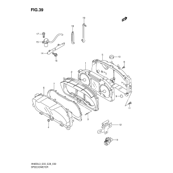 SPEEDOMETER (AN650ZL3 E28)