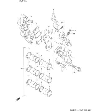 FRONT CALIPERS (MODEL P/R)