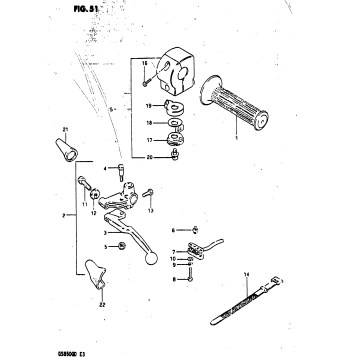 LEFT HANDLE SWITCH (MODEL Z)