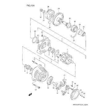 ALTERNATOR (MODEL S/T)