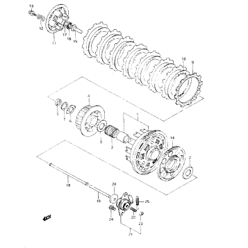 CLUTCH (MODEL N/P/R/S/T)