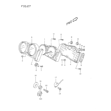 SPEEDOMETER (MODEL T/V)