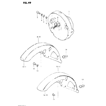 HEADLAMP HOUSING - FRONT FENDER