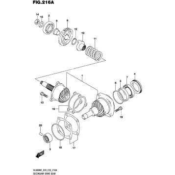 SECONDARY DRIVE GEAR