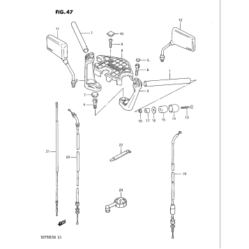 HANDLE BAR (GS750ED)