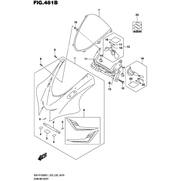 COWLING BODY (GSX-R1000RL7 E28)