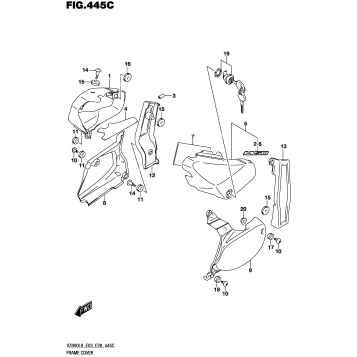 FRAME COVER (VZ800L8 E33)