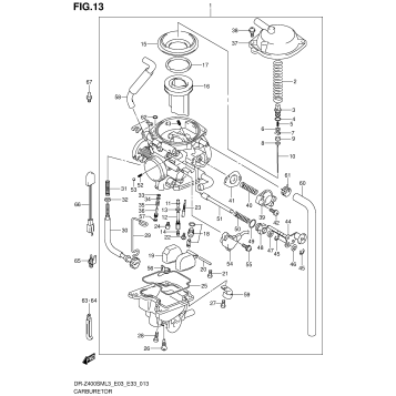CARBURETOR (DR-Z400SML3 E33)