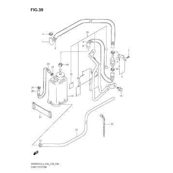 EVAP SYSTEM (DR200SEL3 E33)