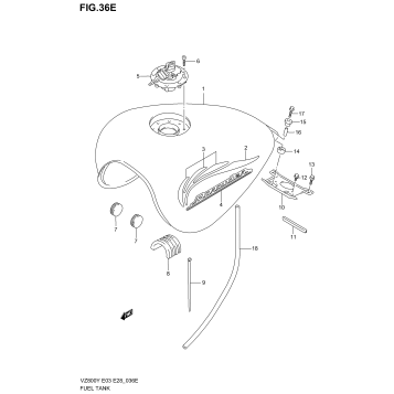 FUEL TANK (MODEL K1)