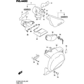 FRAME COVER (VL1500TL9 E03)