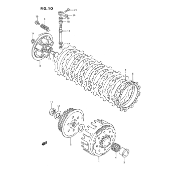 CLUTCH (MODEL K/L/M)