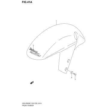 FRONT FENDER (MODEL K2 FOR YC2)