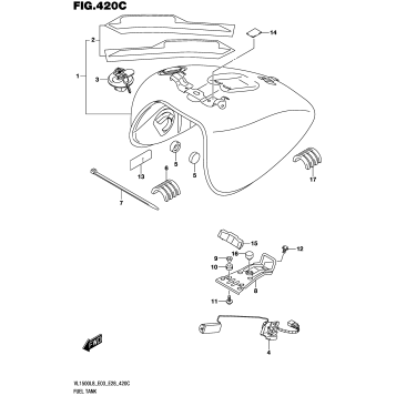 FUEL TANK (VL1500BL8 E33)
