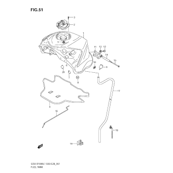 FUEL TANK (GSX-R1000L1 E33)