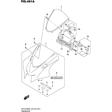 COWLING BODY (GSX-R1000A)