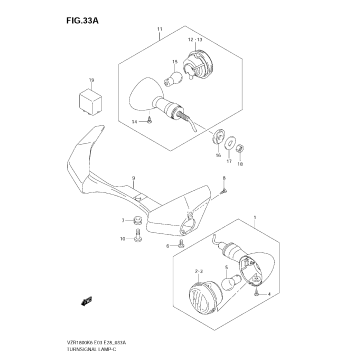 TURNSIGNAL LAMP (VZR1800K8/K9/NK8/NK9)