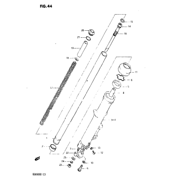 FRONT FORK (MODEL D)