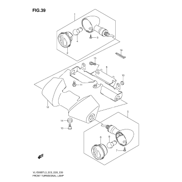 FRONT TURNSIGNAL LAMP