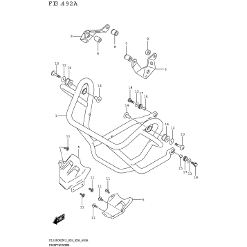 FRONT BUMPER (DL1050RC)