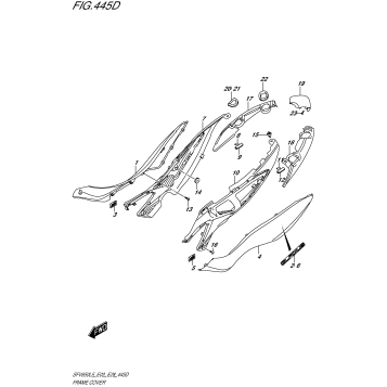 FRAME COVER (SFV650AL5 E28)