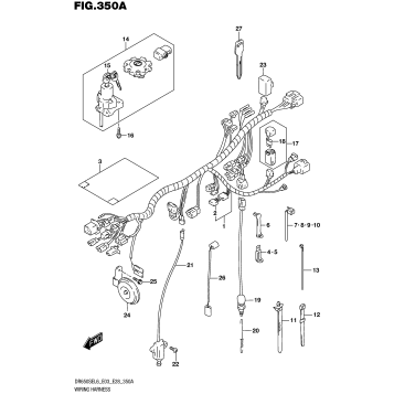 WIRING HARNESS (DR650SEL6 E03)