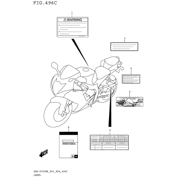 LABEL (GSX-R750M6 E33)