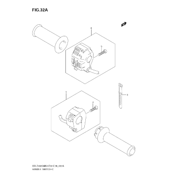 HANDLE SWITCH (MODEL K7/K8)