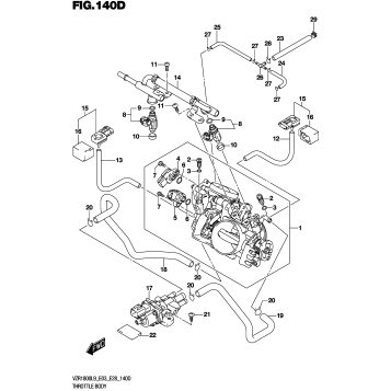 THROTTLE BODY (VZR1800BZL9 E33)