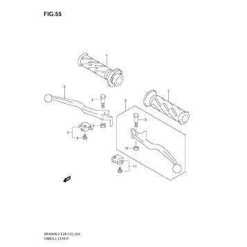 HANDLE LEVER (AN400A L2 E33)