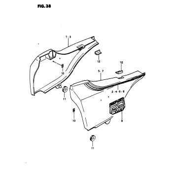FRAME COVER (GS1100ET)