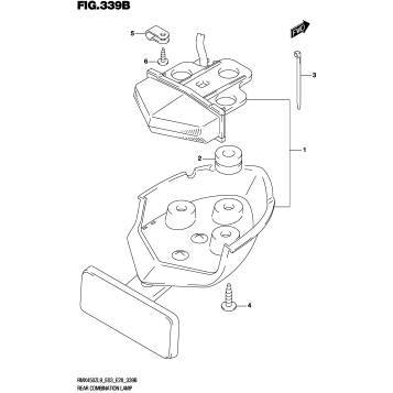REAR COMBINATION LAMP (RMX450ZL9 E28)