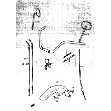 HANDLEBAR - FRONT FENDER